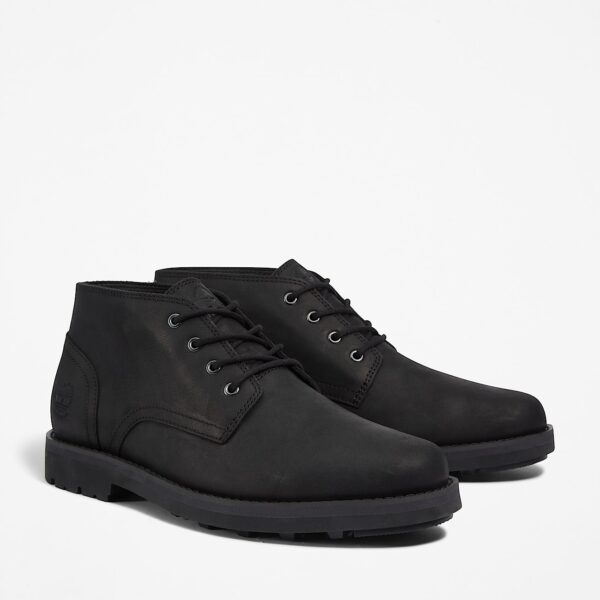 Bottine Chukka mi-haute imperméable à lacets Alden Brook - noir