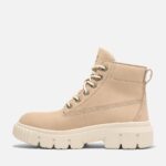 Bottines mi-hautes à lacets Field - beige clair